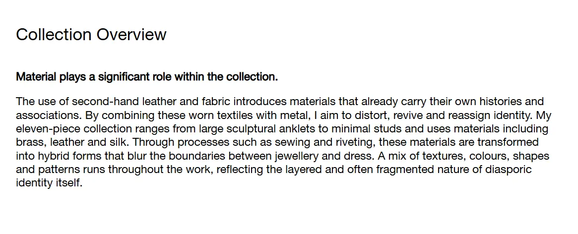 Cloth and metal, board 3 of 14