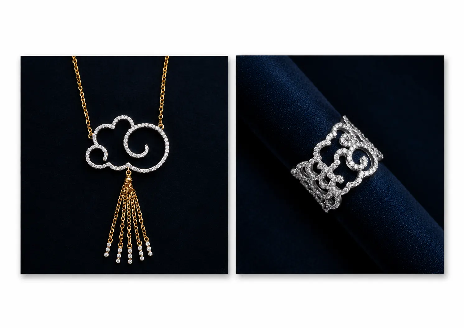 Fine jewelry, board 1 of 2