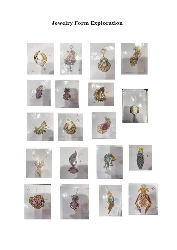 Carved tourmaline, board 15 of 30