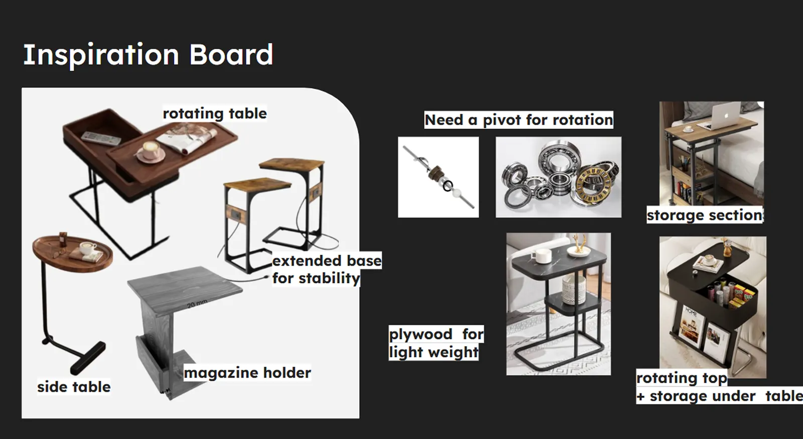 Side table, board 3 of 13